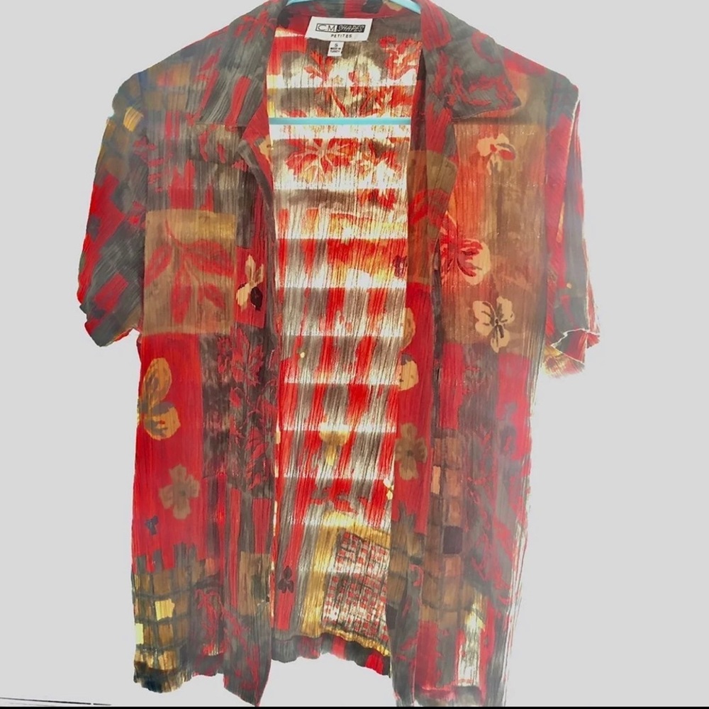 hawaiian indie skater button up